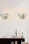 Opviq Crown Sconce Lámpara de pared Blanca